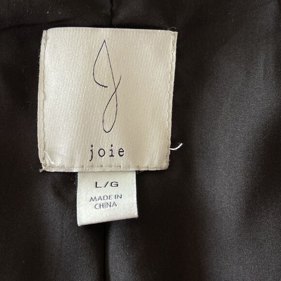 Joie Large Double Breasted Blazer Jacket Houndstooth Button-Up Pockets Lined - Picture 8 of 9